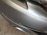 a close up view of a car ' s front bumper