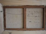 a picture of a picture of a window with writing on it