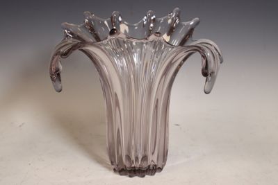 Vase tulipe en cristal Bon état général