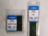 two ram modules in the plastic packaging on the table
