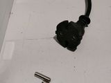 a black cord that is connected to an electrical plug