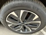 a close up view of a tire on a car