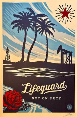 an image of a poster for lifeguard not on duty