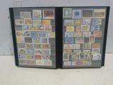 une photo d'une photo d'un livre avec des timbres