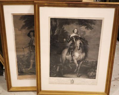 two framed prints of a man on a horse and a woman on a horse