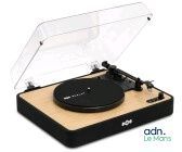 a close up of a turntable with a clear cover on it