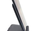 a cell phone that is sitting on top of a stand