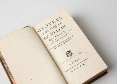 SAINT-GELAIS, Mellin de. OEuvres poétiques. Nouvelle édition…