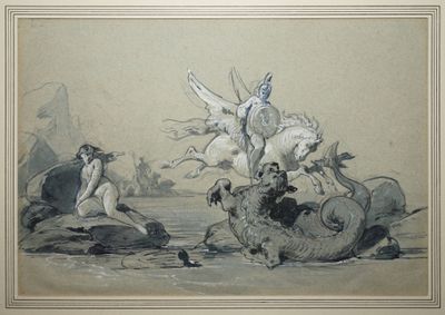 ÉCOLE FRANÇAISE SECONDE MOITIÉ DU XIXe siècle, Persée et And… - Photo 1