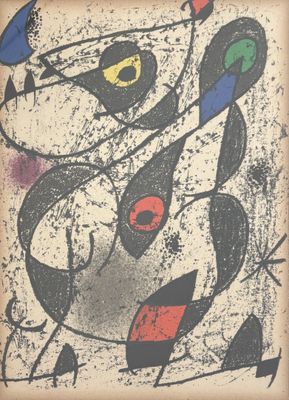 an image of a painting of a cat with many colors on it
