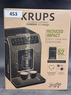 krups automatic espresso coffee machine in box