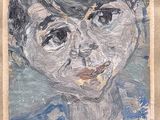 une image représentant un tableau d'un jeune garçon en chemise bleue