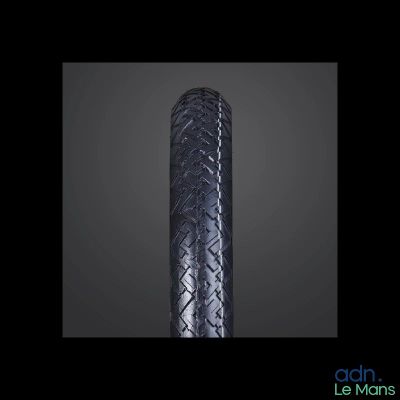 Rendu 3docl d'un pneu noir sur fond noir