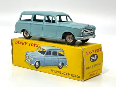 DINKY TOYS France. Peugeot 403 familiale U5, bleu ciel, modè…