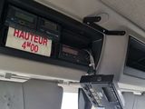 a radio mounted to the back of a vehicle