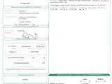 un document vert et blanc sur lequel figure la photo d'une personne