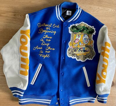 Saint Mxxxxxx x Takashi Murakami Stadium Jacket