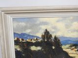 a picture of a painting on the wall of a house