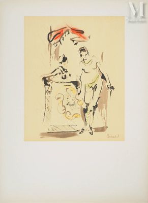 BERARD Christian (1902-1949) Théâtre : les comédiens, 1965
