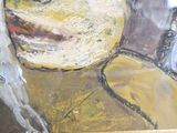a painting of a man in a yellow shirt