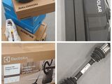 several pictures of various types of shoes and accessories in boxes