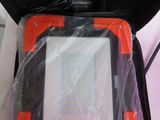 a black and orange case with a light inside of it