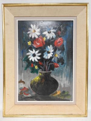 École du XXe siècle. Bouquet de fleurs.