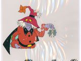 une image représentant un personnage de dessin animé déguisé en sorcière