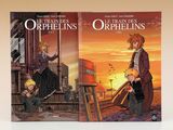 deux couvertures de livres consacrées aux aventures d'Orpheuselins et d'Orpheuselins