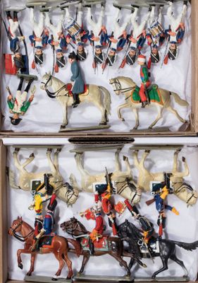 Figurine Soldat Plomb Starlux Atlas Chasseur de la Garde 1806 Napoléon Empire