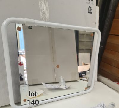 Lot de 2 miroirs orientables PELLET ASC, avec cadre en alumi…