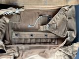 a bag that has a bunch of items inside of it