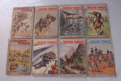 LOT de 45 revues « Le Chasseur Français » années 1950-1960 :…