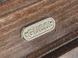 a close up of a close up of a wooden bench