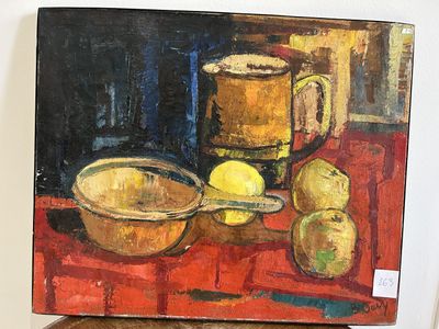 B. Davy HST SBD, Nature morte au pichet 51x63