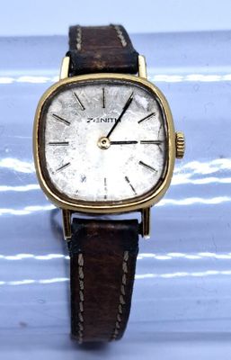 MONTRE de dame ZÉNITH en or jaune 750 millièmes à boîtier ca…