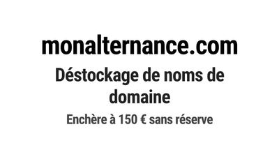 Nom de domaine monalternance.com.