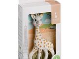 cure-dent en forme de girafe dans un emballage destiné aux dents de bébé