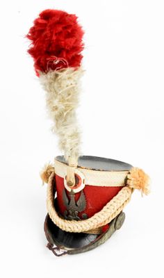 CURIOSITÉ. POLOGNE. Shako miniature du régiment d'infanterie…