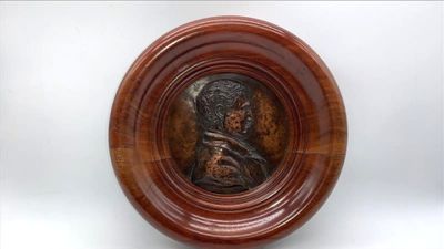 Sculpture médaillon Portrait d'un homme d'Etat