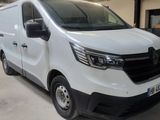 a picture of a white van parked in a garage