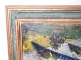 a picture of a painting on the wall of a room