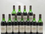 plusieurs bouteilles de vin sont alignées sur une surface blanche