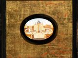 a picture of a picture of a building in a picture frame