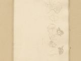 an old picture of a drawing of a cat and a mouse