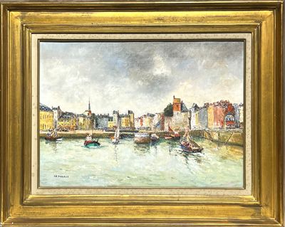Charles POLLACI (1907-1989). "La lieutenance et l'entrée du …