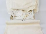 a box of cloth on the table with a cloth on it