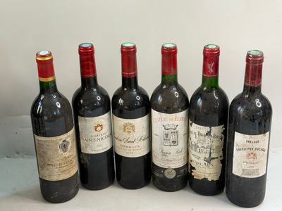 6 bouteilles BORDEAUX DIVERS