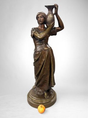 Jean GAUTHERIN (1840-1890). La porteuse d'eau.