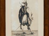 an image of a drawing of a man with a sword in his hand